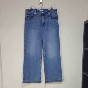LOFT The Wide Leg High Rise Regular Fit Jean 31 Petite NWT